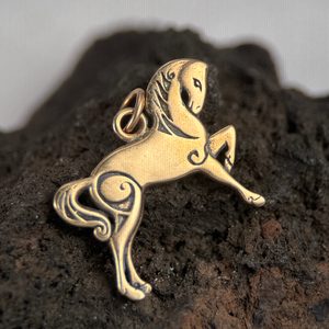 ŠEMÍK, KŮŇ, PŘÍVĚŠEK, BRONZ - PŘÍVĚSKY - ŠPERKY