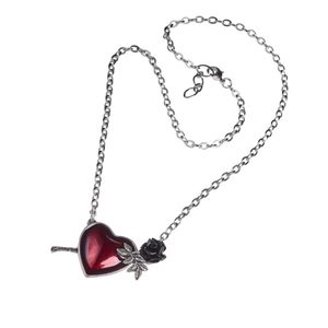 WOUNDED BY LOVE, NÁHRDELNÍK, ALCHEMY GOTHIC - NÁHRDELNÍKY - ŠPERKY