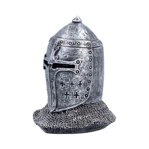 STŘEDOVĚKÁ PŘILBA, FIGURKA 10.6CM - FIGURKY - HOME DECOR