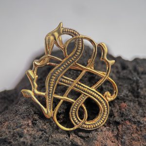 BROŽ VIKING, BRONZ, STYL URNES - BROŽE A KNOFLÍKY - ŠPERKY