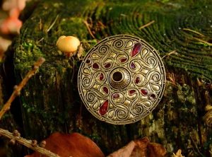 KELTSKÁ BROŽ, AUVERS-SUR-OISE, BRONZ - BROŽE A KNOFLÍKY - ŠPERKY