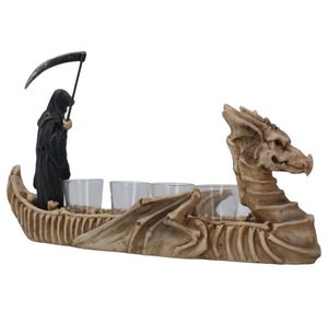 CHARÓN PŘEVOZNÍK, SADA 4 PANÁKŮ - FIGURKY - HOME DECOR