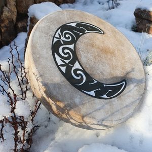 LUNA ŠAMANSKÝ BUBEN 40 CM - BUBNY - TÁBOŘENÍ A ŘEMESLA