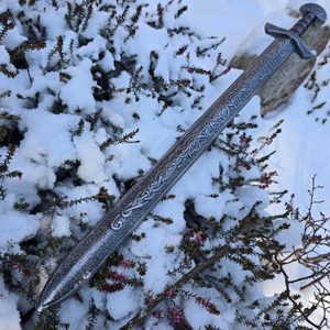 VIKINGSKÝ MEČ, MĚKČENÝ PRO LARP - MEČE MĚKČENÉ - ZBRANĚ