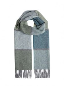 Irischer Wollschal Winter Stripe