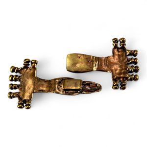 VIKINSKÁ SPONA, BRONZ - BROŽE A KNOFLÍKY - ŠPERKY