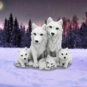 WOLF FAMILY, FIGURKA - FIGURKY - HOME DECOR