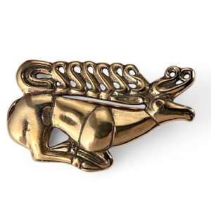 SKYTHSKÝ JELEN - BROŽ, BRONZ - BROŽE A KNOFLÍKY - ŠPERKY