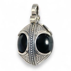 ONYX, VIKINSKÝ STŘÍBRNÝ PŘÍVĚSEK, GOTLAND, AG 925 - PŘÍVĚSKY - STŘÍBRNÉ ŠPERKY