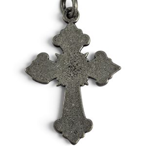 PŘÍVĚŠEK MUŠKETÝRSKÝ KŘÍŽ, ZINEK - STŘEDOVĚKÉ AMULETY - ŠPERKY