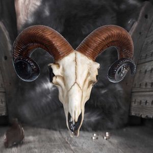 BERANÍ LEBKA, DEKORACE Z PRYSKYŘICE 33CM - FIGURKY - HOME DECOR