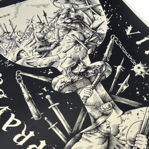 HUSITSKÝ KALICH, RUČNÍ PAPÍR, A3 - OBRAZY - HOME DECOR