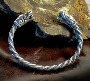 STŘÍBRNÝ VIKINGSKÝ STŘÍBRNÝ NÁRAMEK, AG 925, 43 G - NÁRAMKY - STŘÍBRNÉ ŠPERKY
