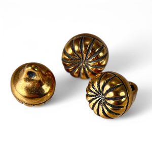 KNOFLÍK, RANÝ STŘEDOVĚK, BRONZ - BROŽE A KNOFLÍKY - ŠPERKY