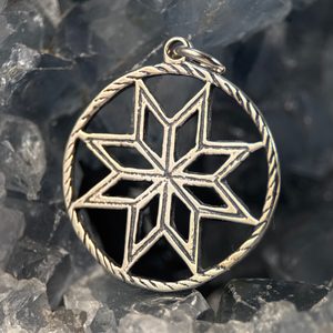 ALATYR - HVĚZDA RODA, SLOVANSKÝ STŘÍBRNÝ PŘÍVĚSEK, AG 925 - PŘÍVĚSKY - STŘÍBRNÉ ŠPERKY