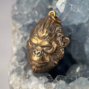 GORILA, PŘÍVĚŠEK, BRONZ - PŘÍVĚSKY - ŠPERKY