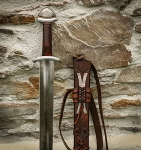 POCHVA NA VIKINGSKÝ MEČ, KOVÁNÍ GOKSTAD - PŘÍSLUŠENSTVÍ K MEČŮM - ZBRANĚ