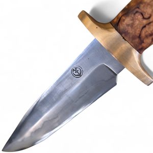 KOVANÝ BOWIE NŮŽ BLACKBURN S POCHVOU - LOVECKÉ NOŽE, TESÁKY - ZBRANĚ
