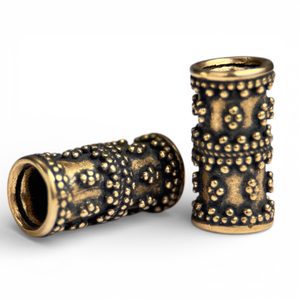 KORÁLEK DO VOUSŮ, VIKING, 7 MM PRŮMĚR, BRONZ - KORÁLKY DO VOUSŮ - ŠPERKY