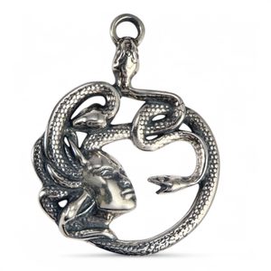 MEDUSA, ANTICKÝ STŘÍBRNÝ PŘÍVĚSEK, AG 925, 14G - PŘÍVĚSKY - STŘÍBRNÉ ŠPERKY