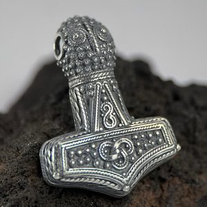 THOROVO KLADIVO, STŘÍBRNÝ PŘÍVĚSEK, AG 925, 16 G - PŘÍVĚSKY - STŘÍBRNÉ ŠPERKY