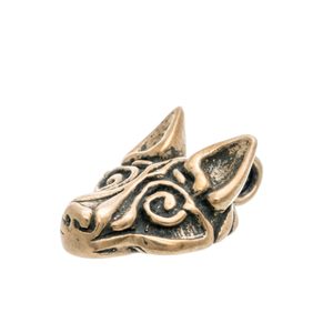 FENRIR, VIKINSKÝ VLK, PŘÍVĚSEK, BRONZ, MENŠÍ - PŘÍVĚSKY - ŠPERKY