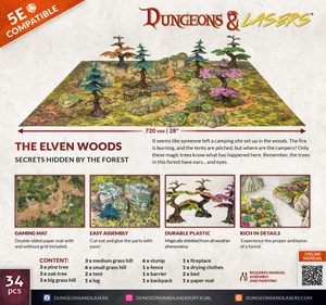 DUNGEONS & LASERS: THE ELVEN WOODS - ARCHON STUDIO - HRY A KNIHY