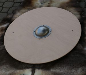 ŠTÍT VIKING, DŘEVĚNÝ, 80 CM - ŠTÍTY STŘEDOVĚKÉ - ZBROJE