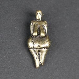 VĚSTONICKÁ VENUŠE, PŘÍVĚŠEK, ZINEK STAROMOSAZ - VŠECHNY AMULETY, VLASTNÍ VÝROBA - ŠPERKY