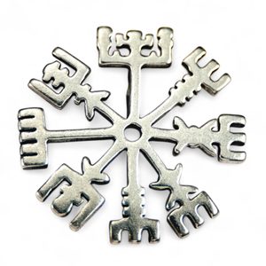 VEGVÍSIR, ISLANDSKÁ OCHRANNÁ RUNA, STŘÍBRNÝ PŘÍVĚSEK, AG 925 - PŘÍVĚSKY - STŘÍBRNÉ ŠPERKY