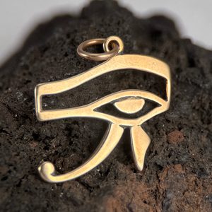 UDYAT, HOROVO OKO, BRONZOVÝ TALISMAN - PŘÍVĚSKY - ŠPERKY