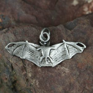 NETOPÝR, PŘÍVĚŠEK, ZINEK, STAROSTŘÍBRO - ZVÍŘECÍ AMULETY - ŠPERKY