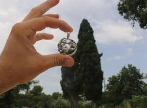 MEDUSA, ANTICKÝ STŘÍBRNÝ PŘÍVĚSEK, AG 925, 14G - PŘÍVĚSKY - STŘÍBRNÉ ŠPERKY