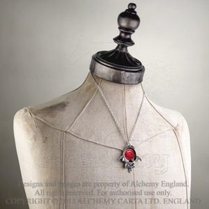 BLOOD MOON, NETOPÝR, NÁHRDELNÍK, ALCHEMY ENGLAND - NÁHRDELNÍKY - ŠPERKY