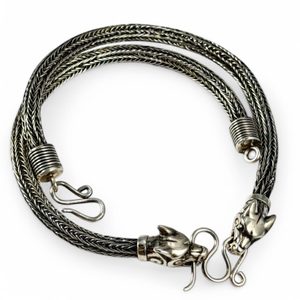 FENRIR - STŘÍBRNÝ NÁHRDELNÍK, VIKING KNIT, AG 925/1000 50G - NÁHRDELNÍKY - STŘÍBRNÉ ŠPERKY