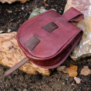 HEDIN, RANĚ STŘEDOVĚKÁ BRAŠNA - BRAŠNY Z KŮŽE - SEDLÁŘSTVÍ