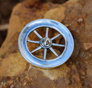 TARANISOVO KOLEČKO, STŘÍBRNÝ PŘÍVĚSEK, AG 925, 10G - PŘÍVĚSKY - STŘÍBRNÉ ŠPERKY