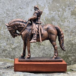JAN ŽIŽKA NA KONI, MINIATURA - SLOVANÉ, ČECHY, MORAVA - HOME DECOR