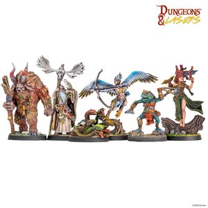 DUNGEONS & LASERS: FANTASY MINIATURES SET - EVEN MORE COMPANIONS FOR YOUR ADVENTURE! - ARCHON STUDIO - HRY A KNIHY