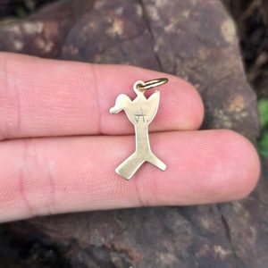 KACHNA, PŘÍVĚSEK VE VÝCHODOEVROPSKÉM STYLU, BRONZ - PŘÍVĚSKY - ŠPERKY