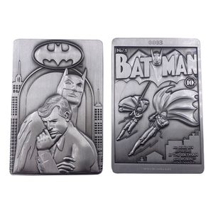 BATMAN SBĚRATELSKÝ INGOT - KOVOVÝ SLITEK - RŮZNÉ FILMY A HRY - HOME DECOR