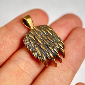 MEDVĚDÍ TLAPA, PŘÍVĚŠEK, BRONZ - PŘÍVĚSKY - ŠPERKY