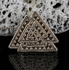 VALKNUT, VIKINGSKÝ AMULET, BRONZ - PŘÍVĚSKY - ŠPERKY