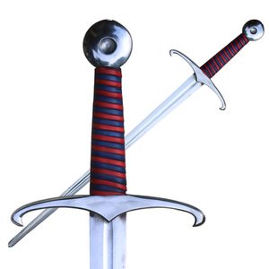 BROCH STŘEDOVĚKÝ JEDNORUČNÍ MEČ - STŘEDOVĚKÉ MEČE - ZBRANĚ