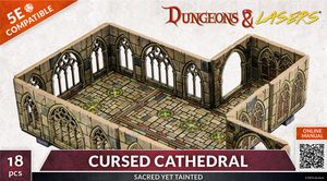 DUNGEONS & LASERS: CURSED CATHEDRAL - SACRED YET TAINTED - ARCHON STUDIO - HRY A KNIHY