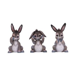 OSLOVÉ, NEVIDÍM, NEMLUVÍM, NESLYŠÍM 3 KUSY - FIGURKY - HOME DECOR