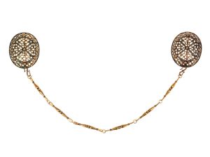 VIKINGSKÝ ŘETÍZEK NA BROŽE, BRONZ - NÁHRDELNÍKY - ŠPERKY