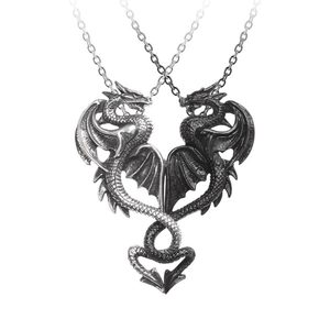 NÁHRDELNÍK DRACONIC TRYST, ALCHEMY GOTHIC - NÁHRDELNÍKY - ŠPERKY