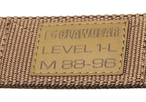 TAKTICKÝ OPASEK LEVEL 1-L BELT CLAWGEAR COYOTE - TAKTICKÉ OPASKY{% if kategorie.adresa_nazvy[0] != zbozi.kategorie.nazev %} - BUSHCRAFT{% endif %}