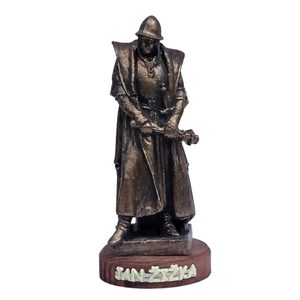 JAN ŽIŽKA, FIGURKA - SLOVANÉ, ČECHY, MORAVA - HOME DECOR